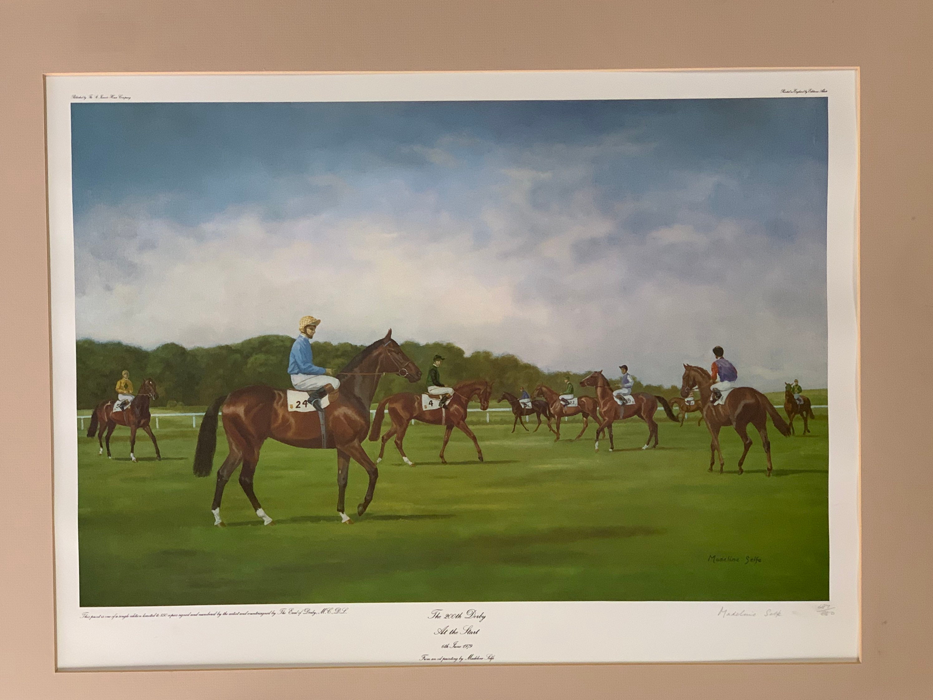Large Limited Edition Print ‘The 20th Derby - At The Start’ 6th June ...