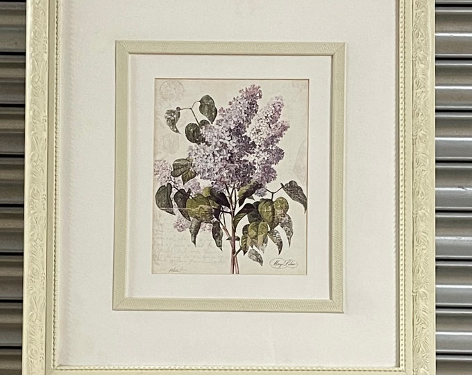 Beautiful Framed Print Titled ‘ May Lilac’ - Make A Lovely Gift