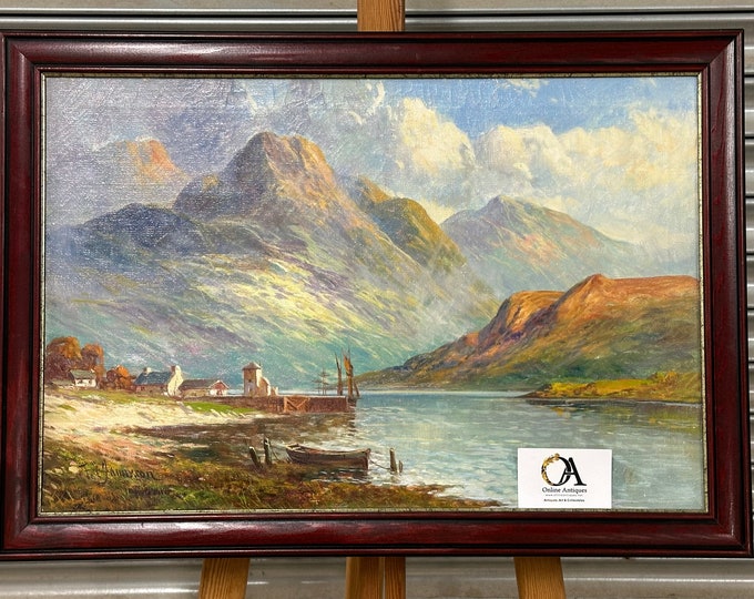 Beautiful Vintage Oil Painting Of Ben Nevis, Scotland Signed F E Jamieson (1895-1950)