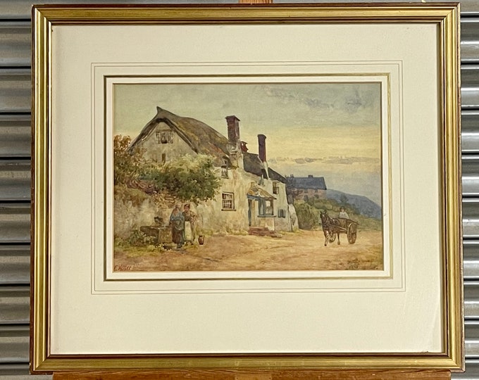 Beautiful 19th Century Watercolour by the Birmingham Born Artist Frederick Mercer