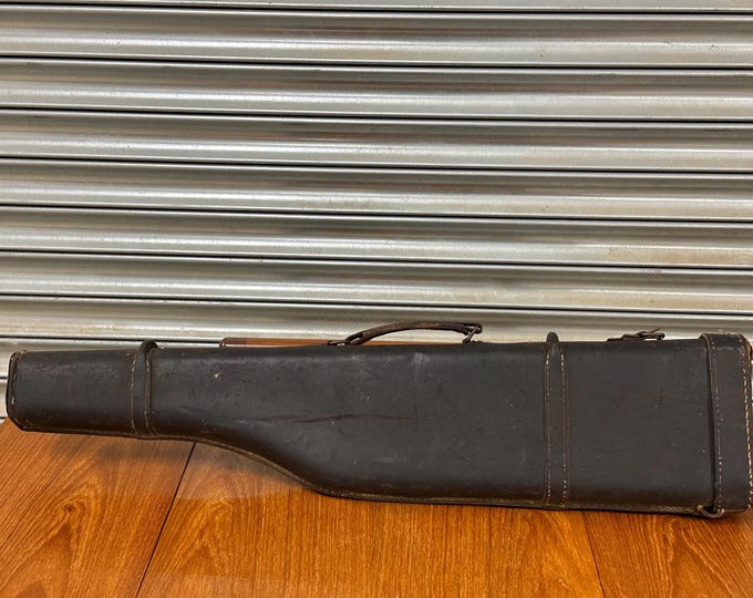 Antique Vintage Leather Leg of Mutton Shotgun Case.