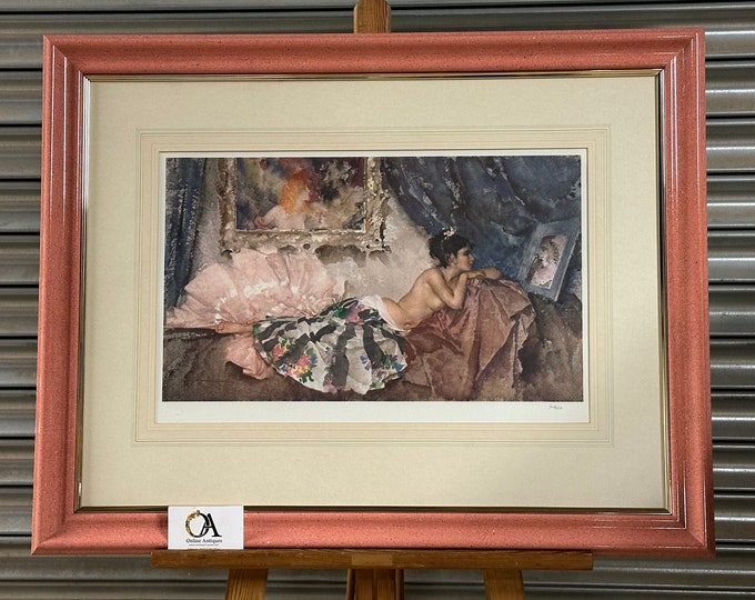 Beautiful Sir William Russell Flint Limited Edition 2 of 850 Titled Corsiande