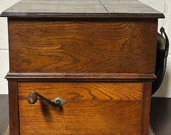 Fabulous W Howlett and Son Of Norwich and Lowestoft Gramophone With Louvre Grille