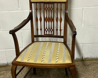 Stunning Late 19th Century Mahogany Armchair