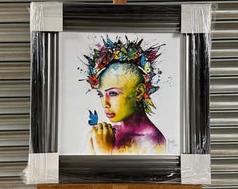 Power Of Love, Framed Liquid Artwork Print BY Patrice Murciano