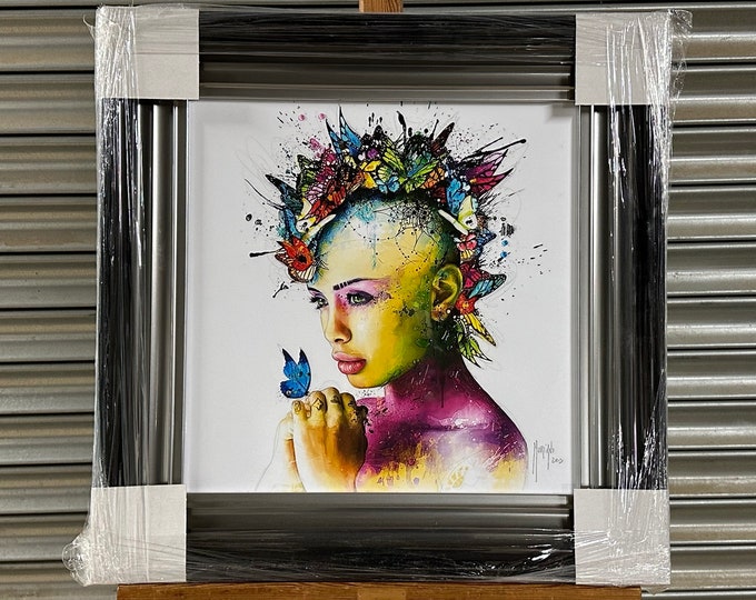 Power Of Love, Framed Liquid Artwork Print BY Patrice Murciano