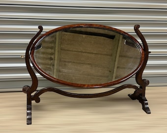 Beautiful Antique Georgian Period Table Table Swing Mirror