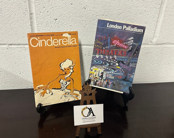 Cliff Richard Signed Cinderella Programme +Additional London Palladium Programme