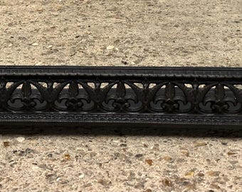 Victorian Cast Iron Fireplace Fender / Fire Kerb – Gothic Revival Design