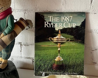 Official Golf Magazine For The Ryder Cup 1987, signed by Entire European Team