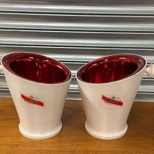 Paar Vintage französische G.H. Mumm Champagner Eiskübel / Eiskübel - Home Decor - Feier