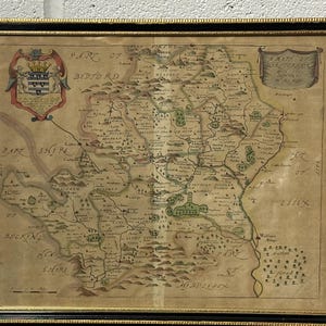 英国18世紀アンティーク銅版画　手彩色の古地図 現在、この商品の在庫はありません - Etsy