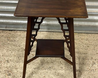 Lovely Mahogany Aesthetic Movement Occasional Table Circa 1900