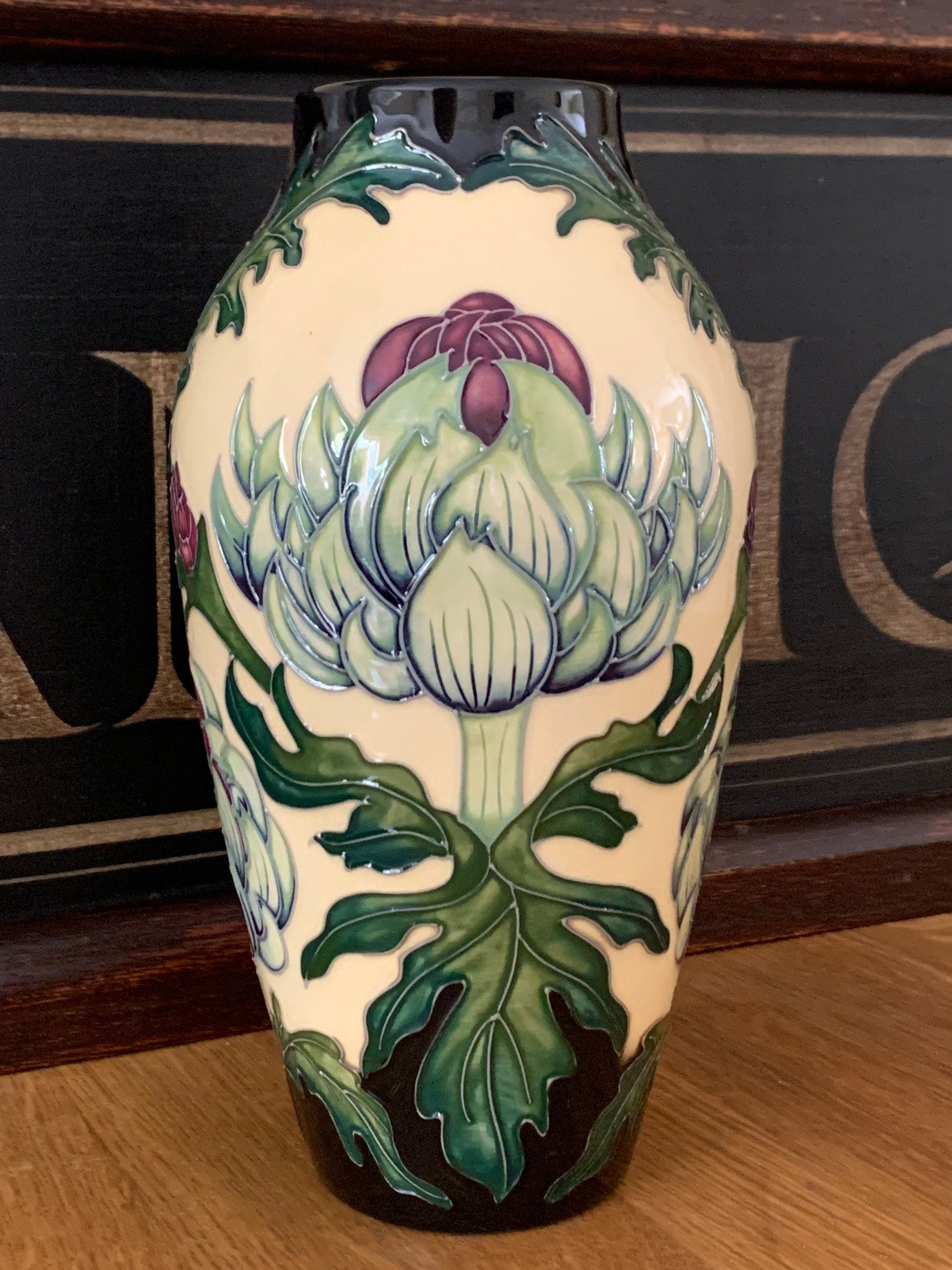 Beautiful Limited Edition Moorcroft Vase ‘Castle Garden’ By Kerry