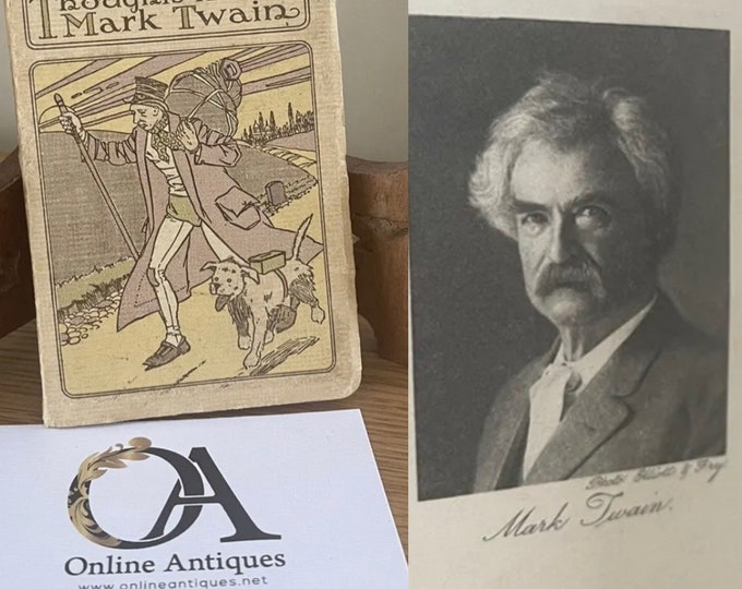 circa 1900 Miniature Seasame Booklet ‘Thoughts From Mark Twain’