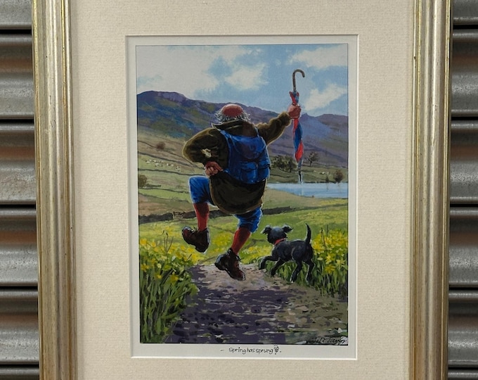 Lovely Signed Print Titled Spring Has Sprung, by Jim Taylor - Gift Ideas