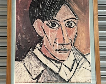 Framed Pablo Picasso - "Arte maestra da Monet a Picasso", 1981 - Firenze Poster.