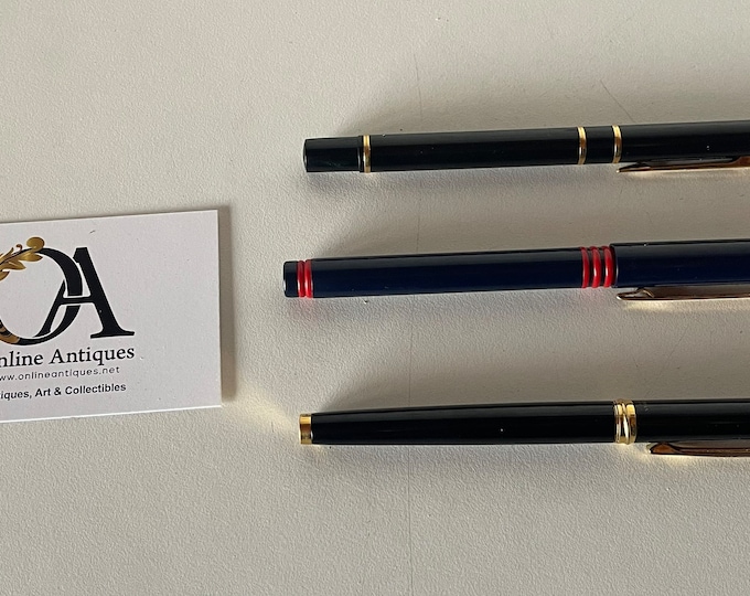 Three Vintage Pens - Two Fountains and One Biro