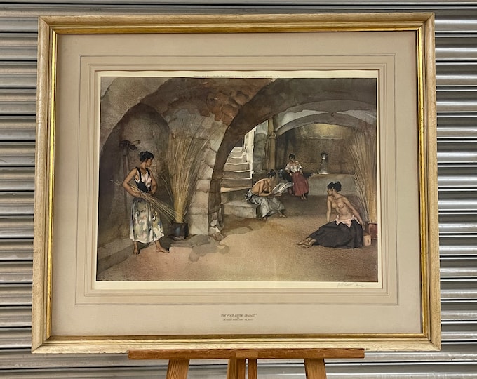 The Four Sisters Chazalet, Sir William Russell Flint’ Signed Ltd Edition of 675.