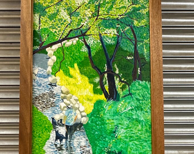 Superb Original Oil Painting On Canvas ‘Dolgoch’ Wales By Keith Horsley 1984