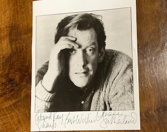 Black & White Signed Photograph of Acclaimed Actor Donald Sutherland, Autograph