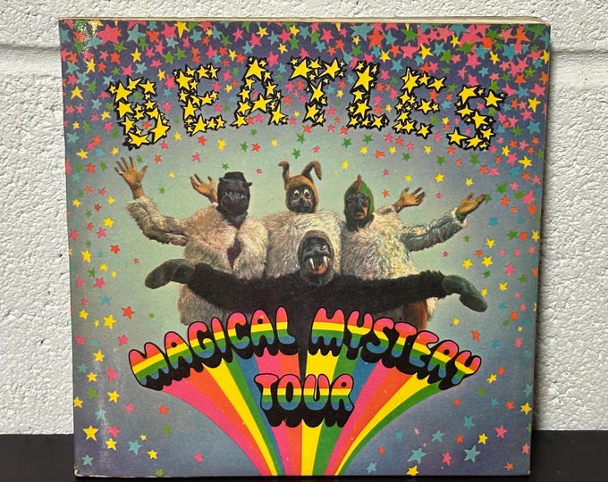 The Beatles Magical Mystery Tour 1967 Parlophone 2x7 Inch EP With Booklet