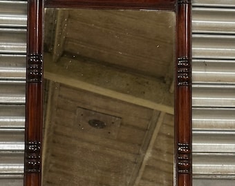 Antique Regency Pier Mahogany Wall Mirror