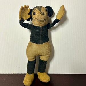 Rare Original Deans Rag Book Co Soft Toy Mickey Mouse c1930. image 2