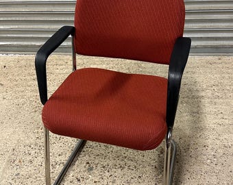 Vintage Mid Century Gordon Russell Chair - Chrome Cantilever Frame