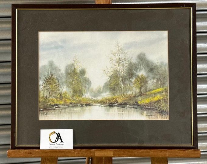 Lovely Framed And Glazed Artwork Titled Morning Light By Anthony Waller