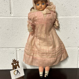 Gorgeous Rare Antique Victorian Doll With Original Victorian Clothes