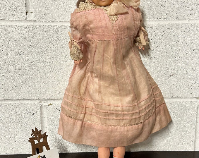 Gorgeous Rare Antique Victorian Doll With Original Victorian Clothes
