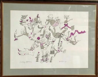 Large Signed Giclée Print – A Winning Performance (1990) by Quentin Blake - Quentin Blake, known for his work with Roald Dahl