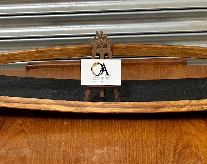 Unusual Vintage Wine Barrel Charcuterie / Serving Platter Board