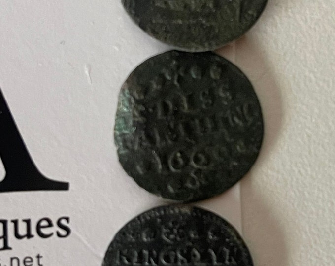 17th Century Farthing Tokens / Money relating to Norwich, Diss and Kings Lynn
