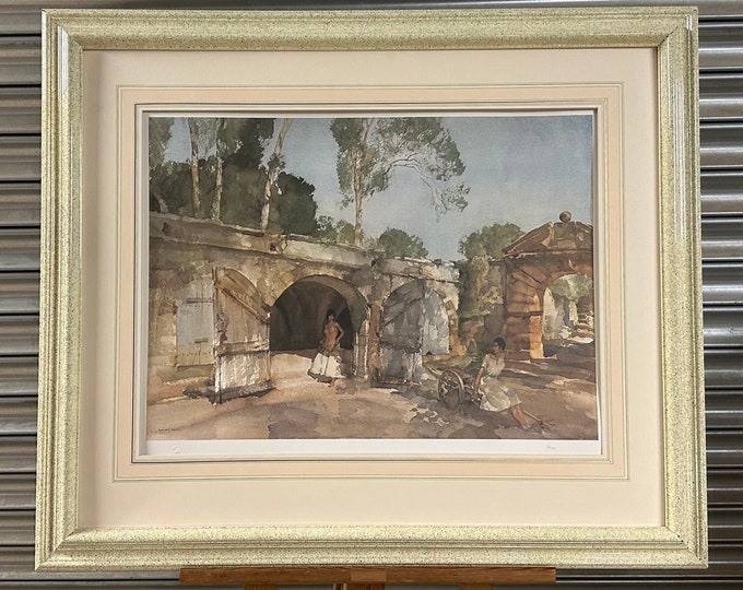 Limited Edition Sir William Russell Flint Print Titled Giselle & Julietta  - This is the first limited edition 1 of 850