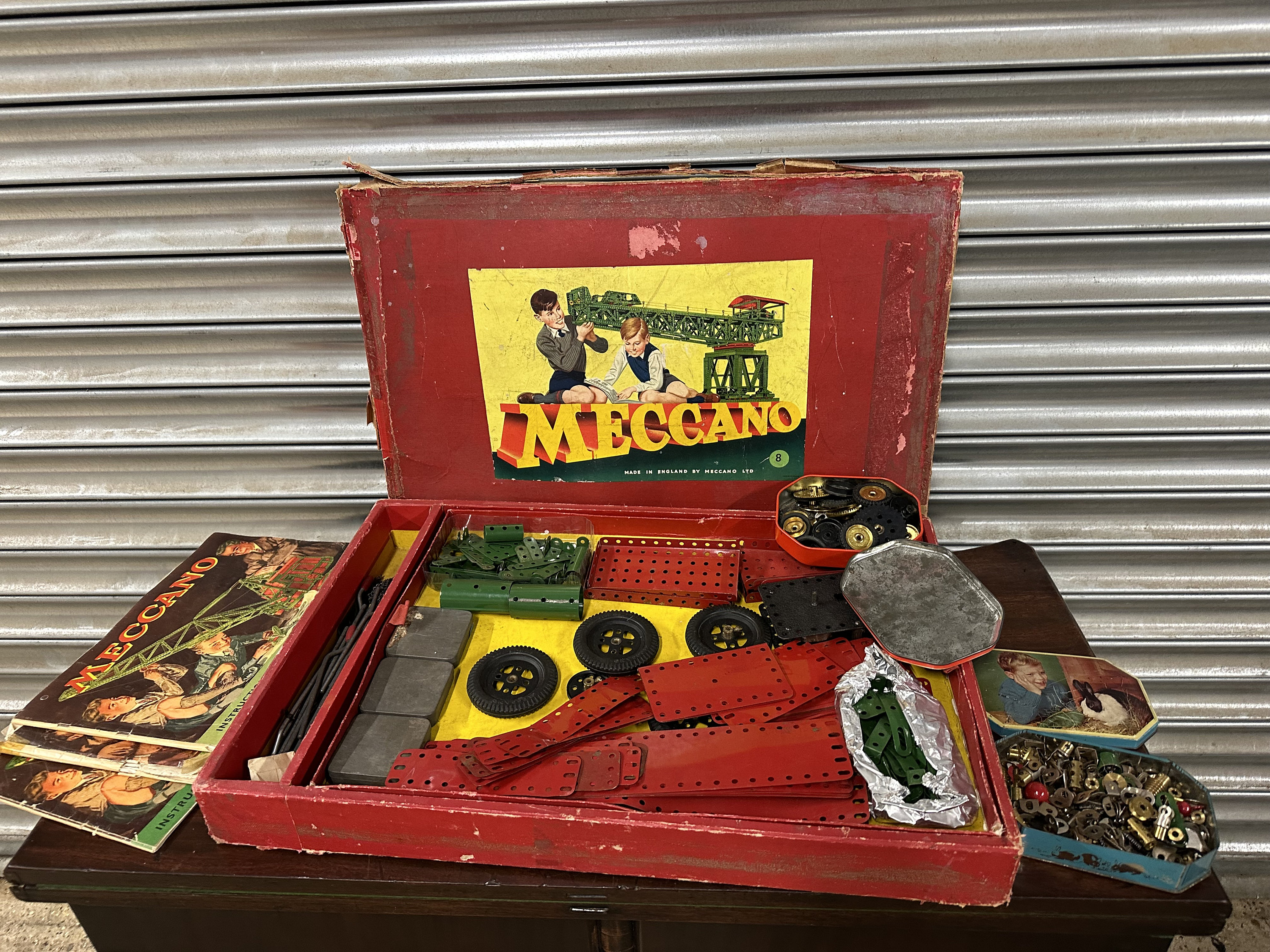 Coffret Meccano Vintage / Ancien avec boîte et manuel - Meccano | Beebs