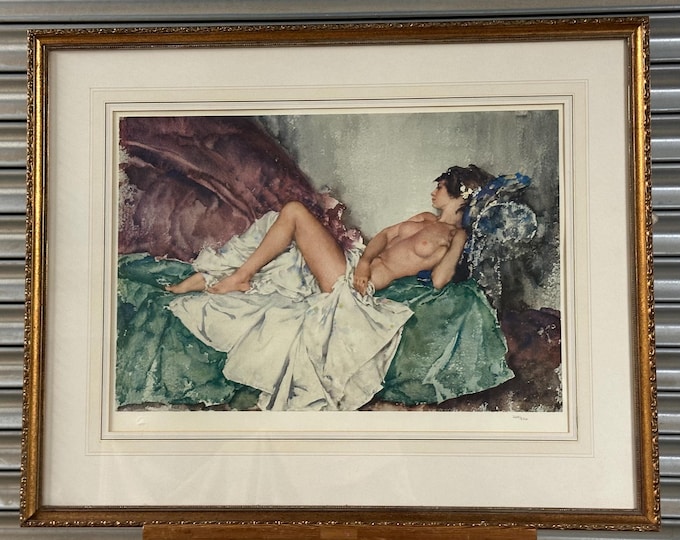 Sir William Russell Flint (1880-1969) 'Reclining Nude III' Ltd Edition 228/850