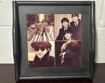 Vintage 1964 the Beatles Worcester Ware Metal Tray - Etsy Canada