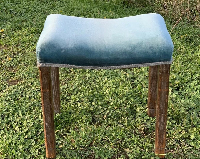 Rare Original 1937 Fully Stamped King George VI Coronation Stool - Designed by Edward Barnsley - Manufactured by Maple & Co