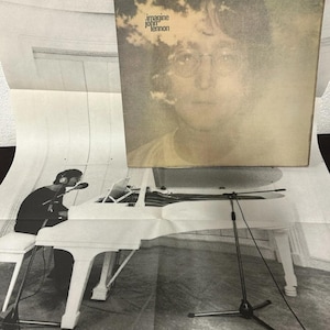 Original 1971 Imagine Vinyl LP Album With Poster John Lennon Imagine Yoko Ono