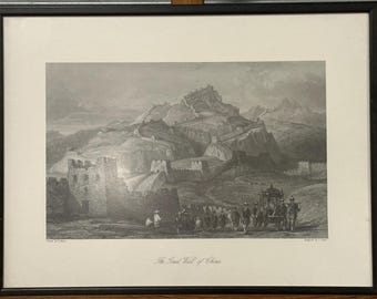 The Great Wall of China Engraving  Print after Thomas Allom, Engraved by James Sands