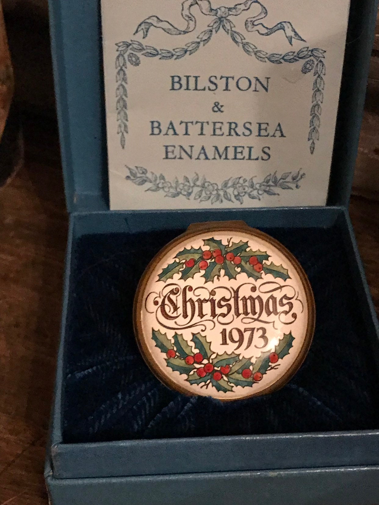 Extremely Rare Halcyon Days Enamel Bilston & Battersea Christmas 1973 ...