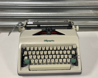 Vintage Circa 1970’s Olympia Portable Typewriter