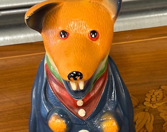 Fantastic Vintage 1972 Firmin & Owen Basil Brush Ceramic Money Box ‘Boom Boom’