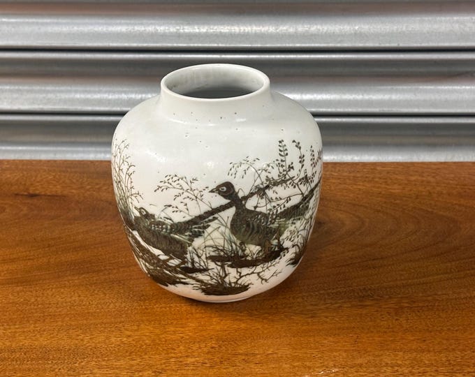 Royal Copenhagen “Diana” Vase by Nils Thorsson - Pheasant Design - 1062/5357