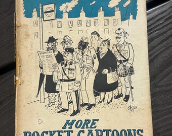 Osbert Lancaster – More Pocket Cartoons First Edition 1943 John Murray Humour Cartoon Book