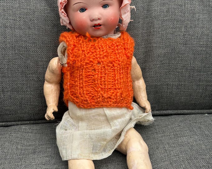 Rare circa 1920’s August Steiner Bisque Head German Doll AS 261/0 (AF)