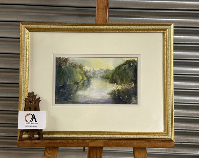 Beautiful Original Riverscape Signed J M 96