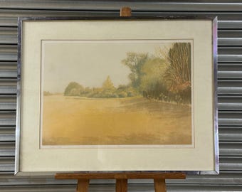 Michael Carlo – “High Fields” Serigraph Artwork Signed & Dated 1985